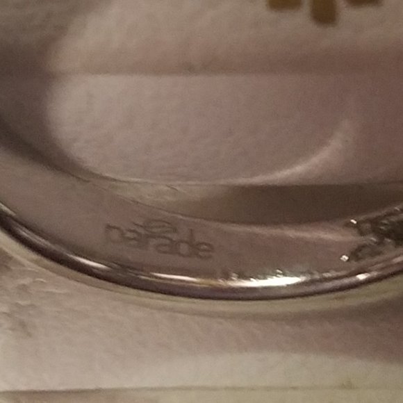 Parade 3 Stone Sterling Silver Man Made Stones - Picture 6 of 7